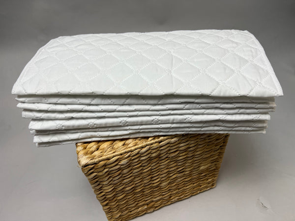 Reusable White Quilted 'Blueys'